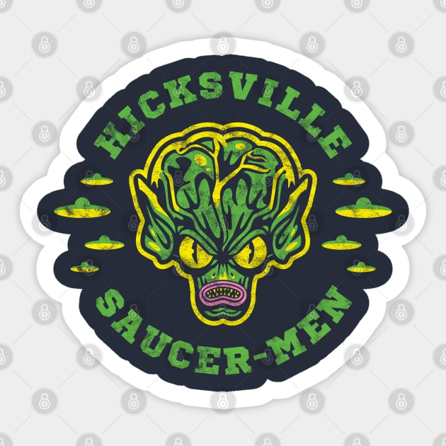 Saucer Men (Hicksville) Sticker by Dark Corners